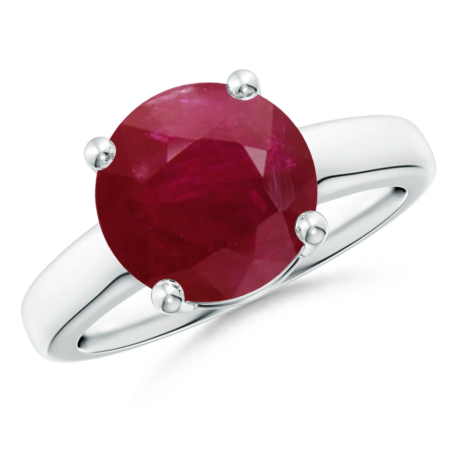 2.45 CTW Pear-Shaped Diamond Engagement Ring with Pavé Accents in Platinum - Image 3
