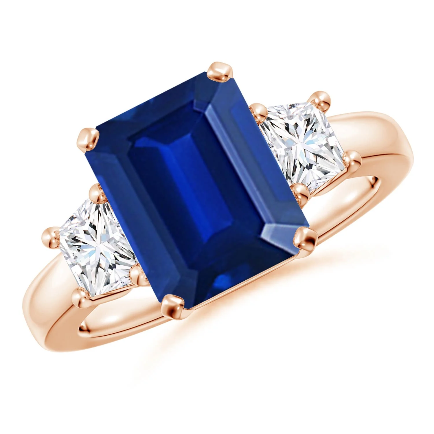 2.45 CTW Pear-Shaped Diamond Engagement Ring with Pavé Accents in Platinum - Image 4