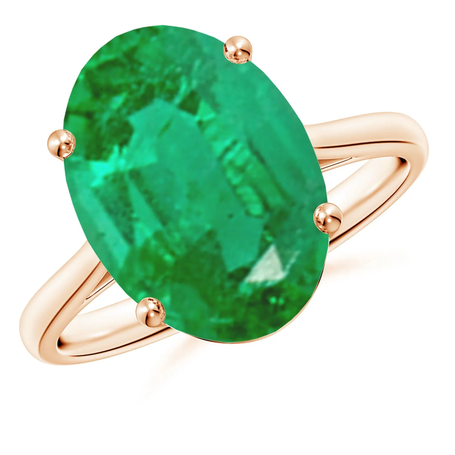 2.45 CTW Pear-Shaped Diamond Engagement Ring with Pavé Accents in 18K White Gold - Image 6