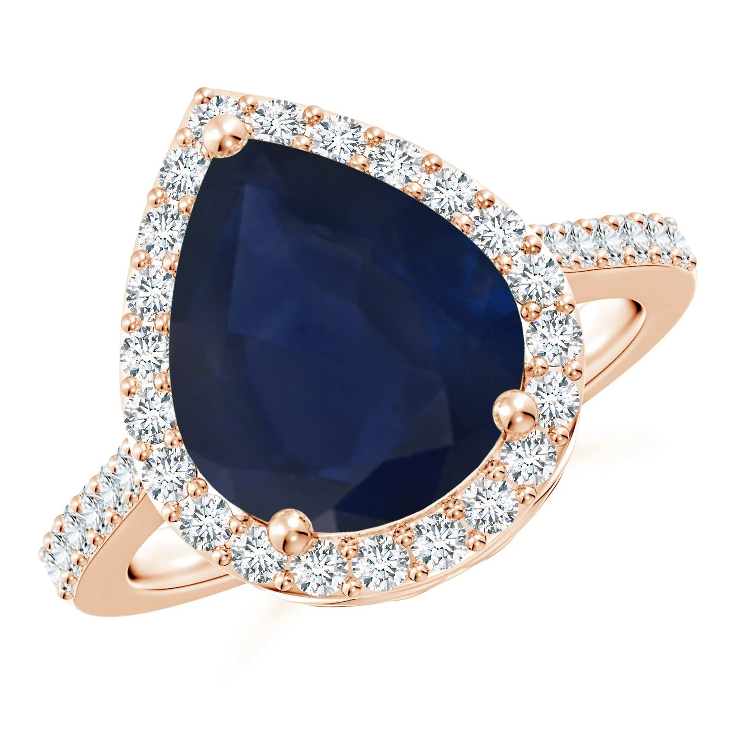 2.62 CTW Heart-Shaped Diamond Halo Engagement Ring with Accents in Platinum - Image 7