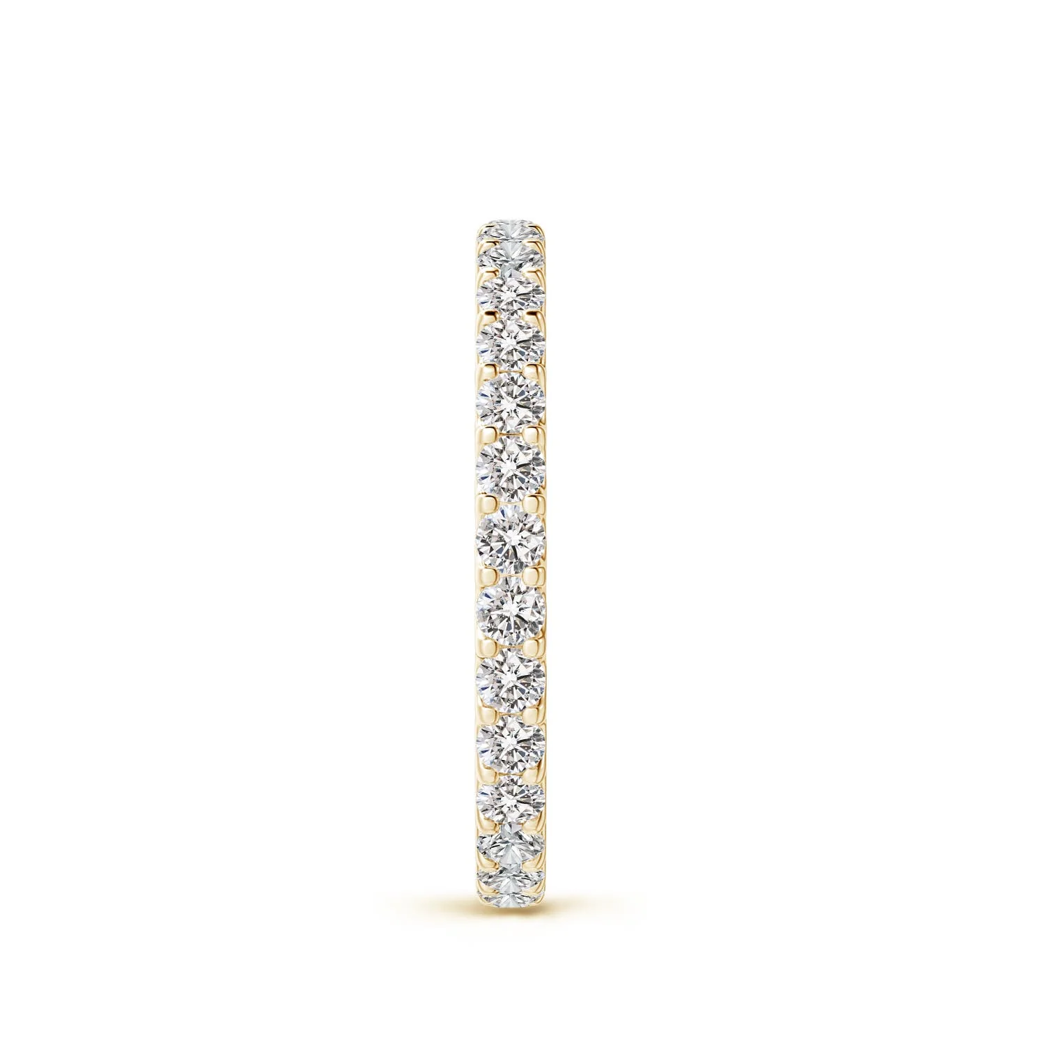 1.05 CTW Prong Set Diamond Full Eternity Wedding Ring in 18K Yellow Gold - Image 4