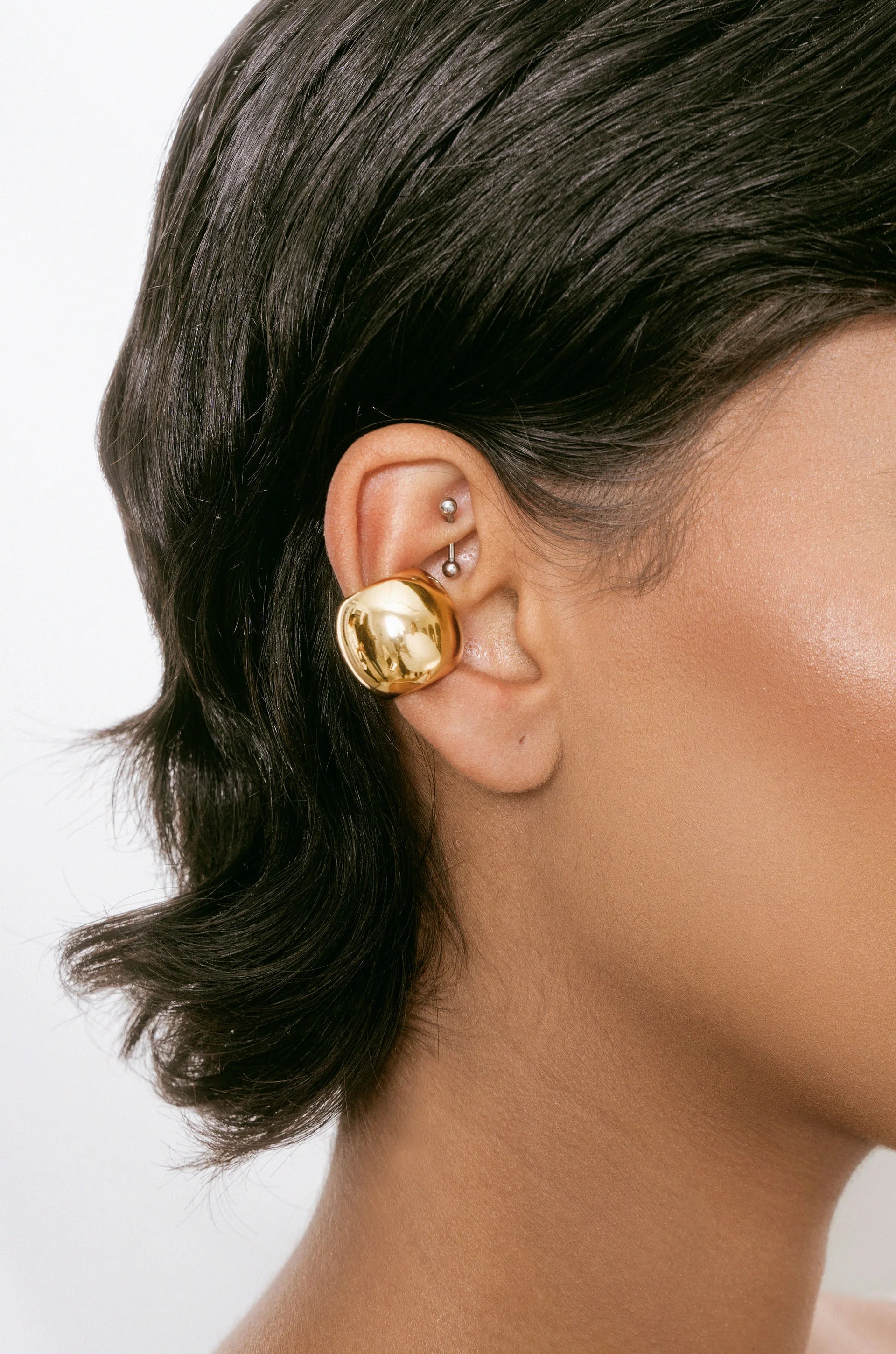 Chunky Metal Ear Cuff - Image 2