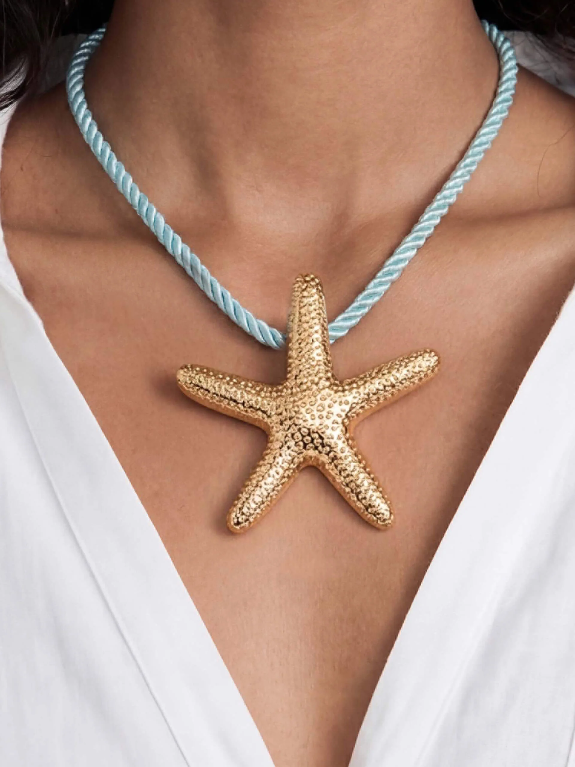 Starfish Statement Pendant Necklace - Image 12