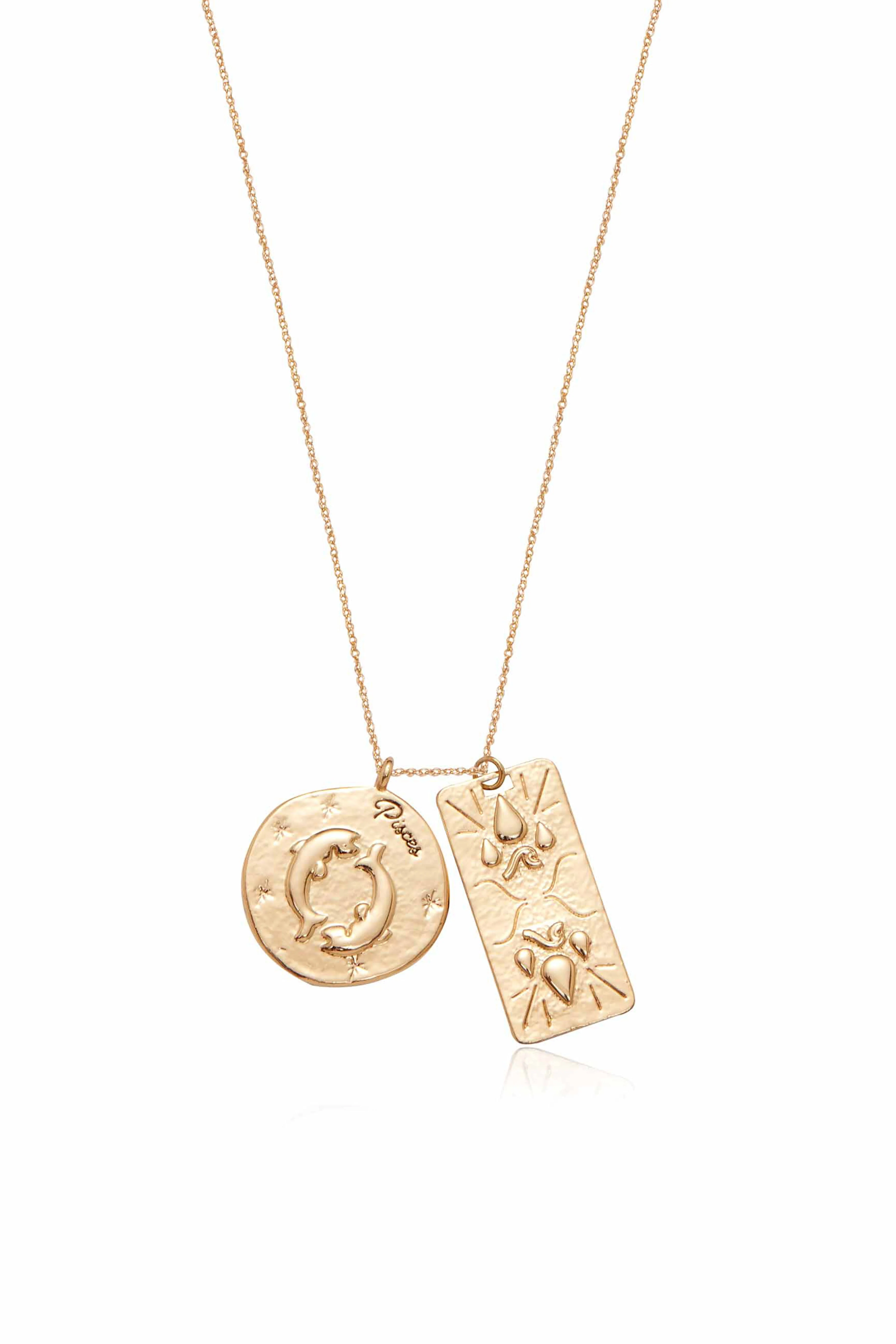 Zodiac Double Medallion Necklace - Image 11