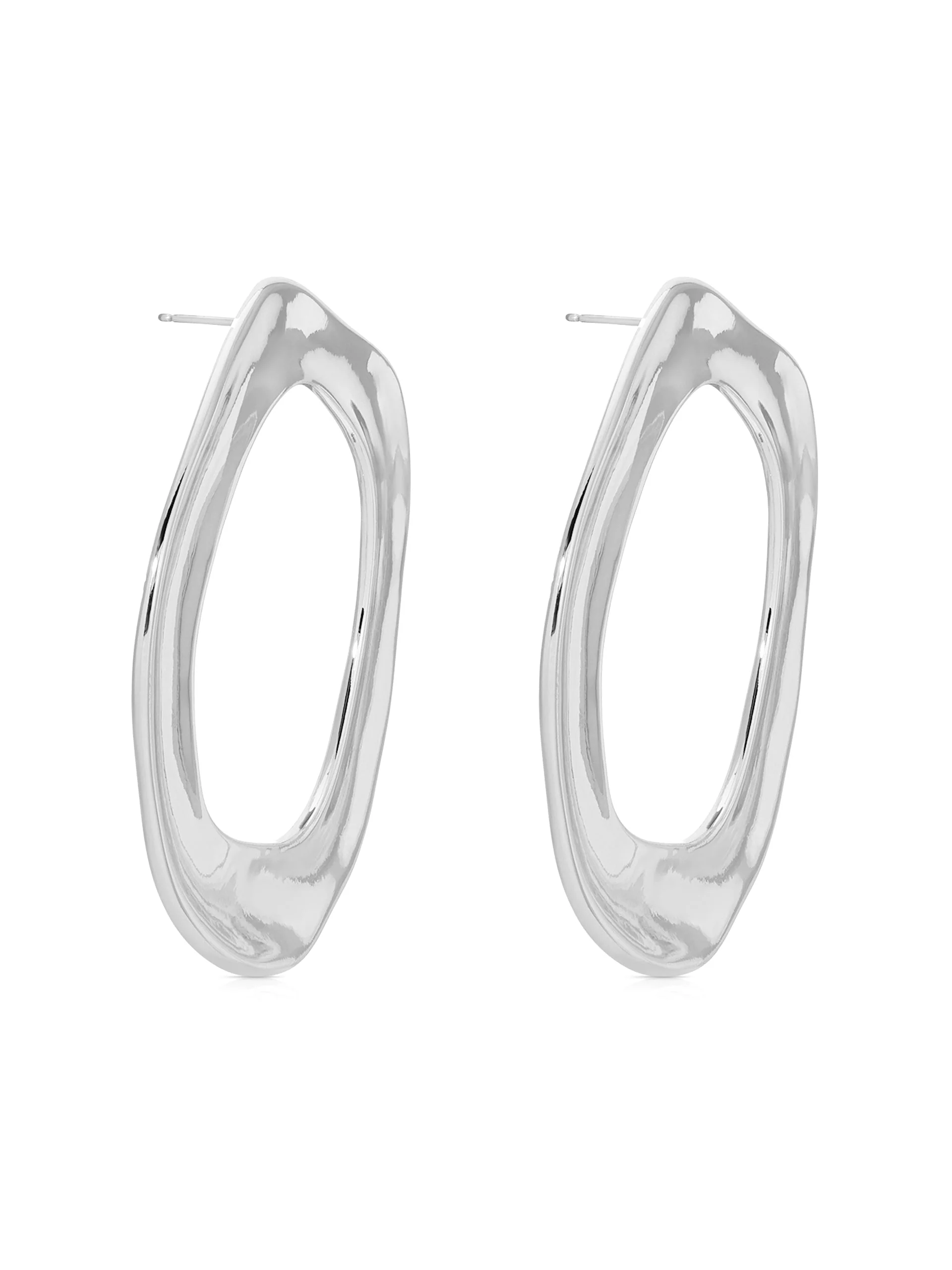 Open Circle Earrings - Image 4