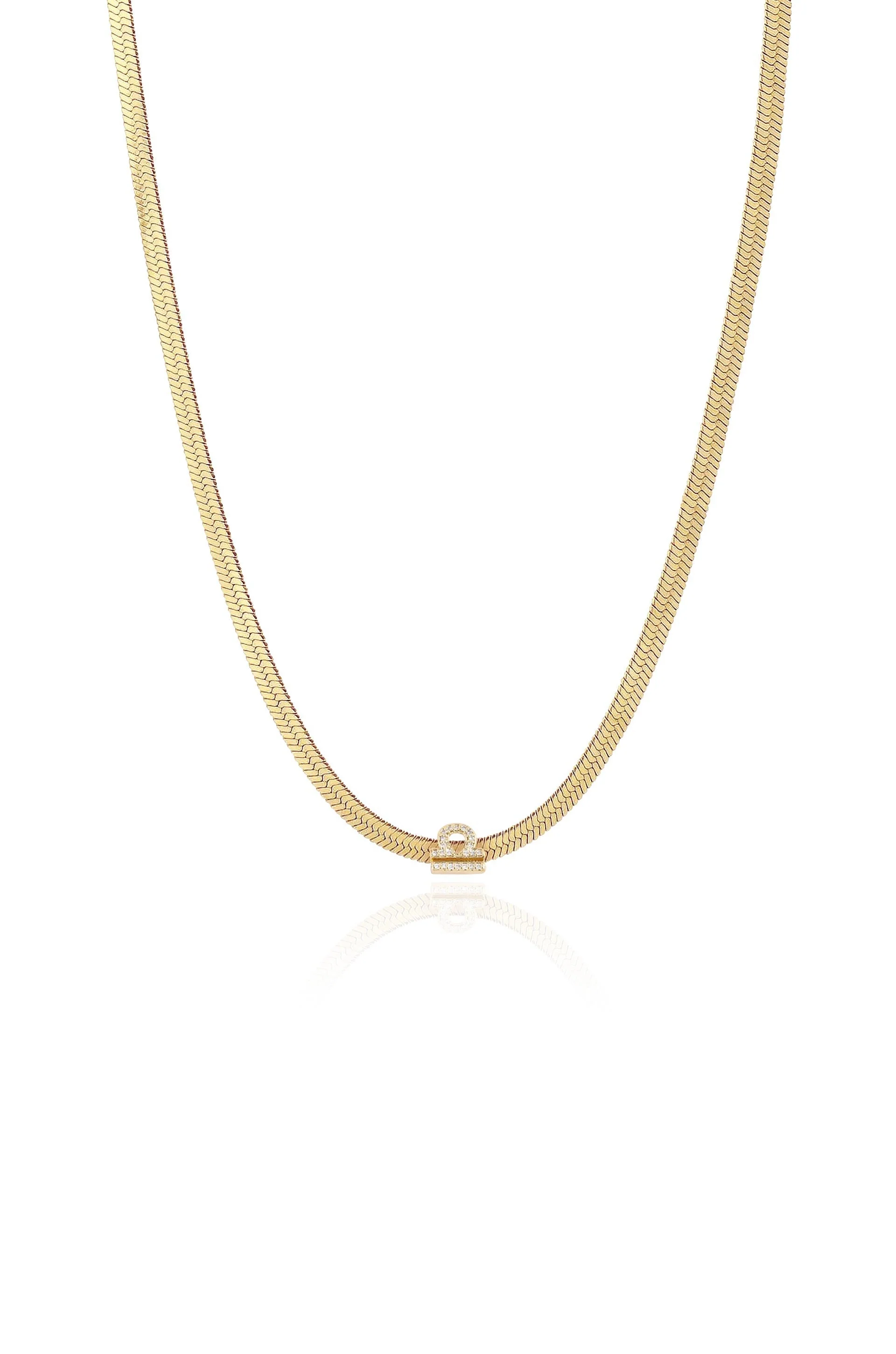 Zodiac Herringbone Necklace - Image 10