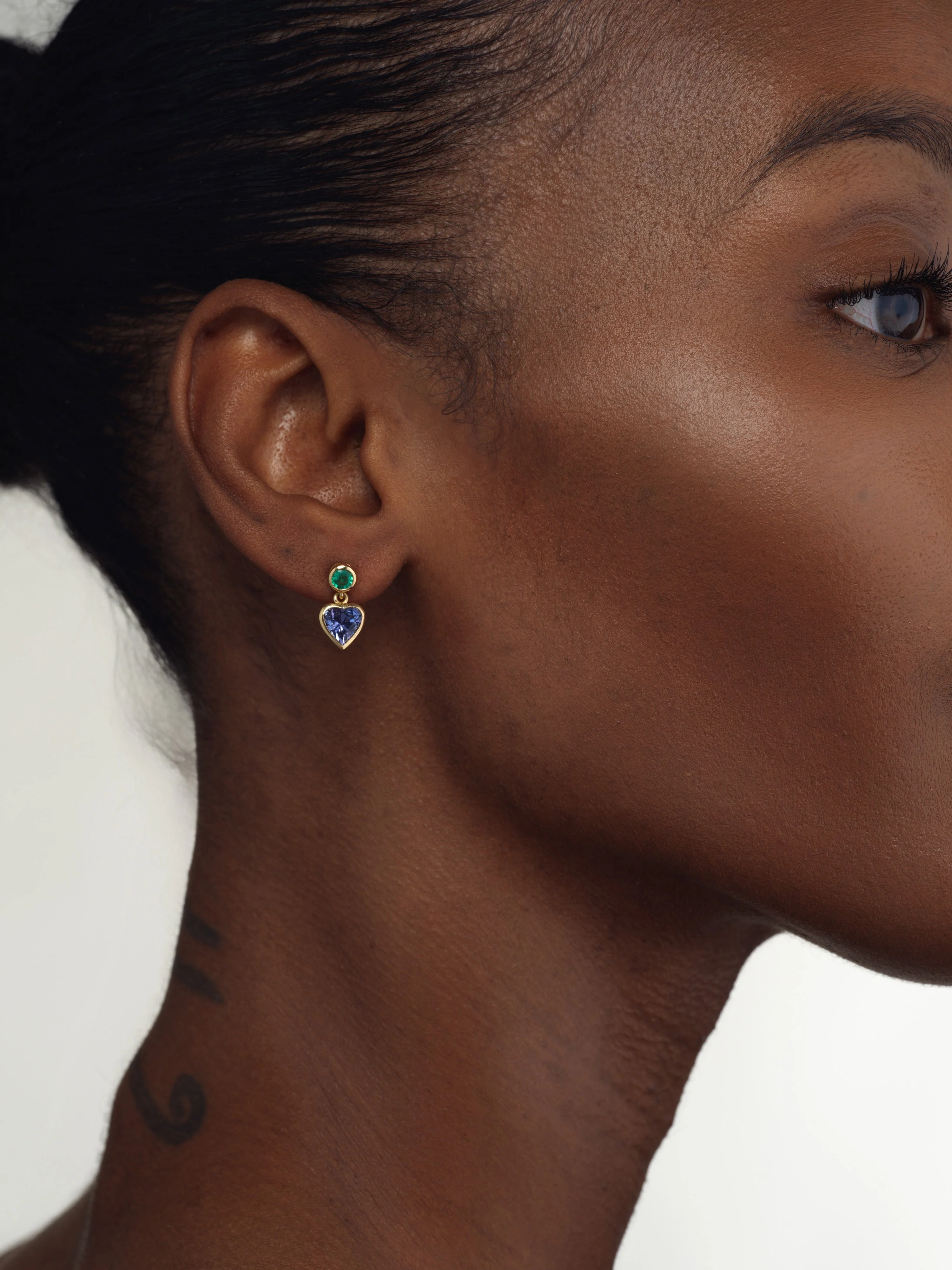 Heart Drop Earring - Image 2