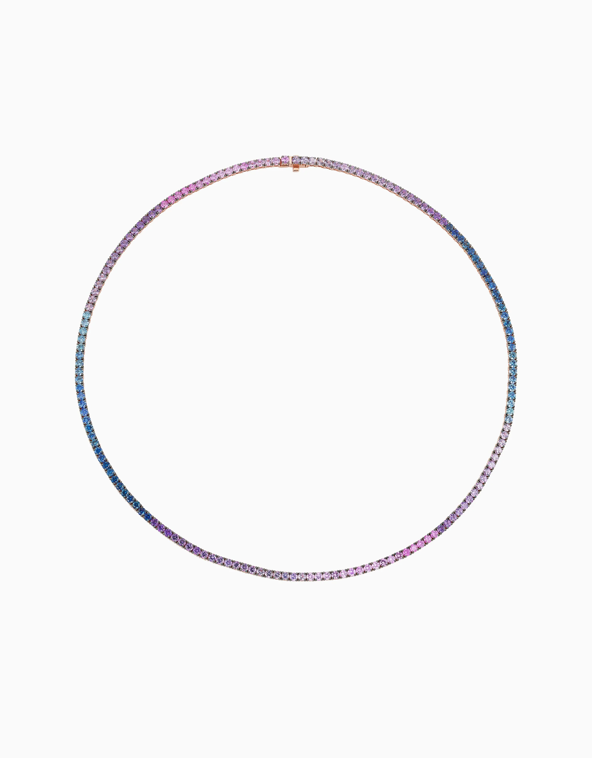 Ombre Tennis Necklace - Coastline (EXCLUSIVE)