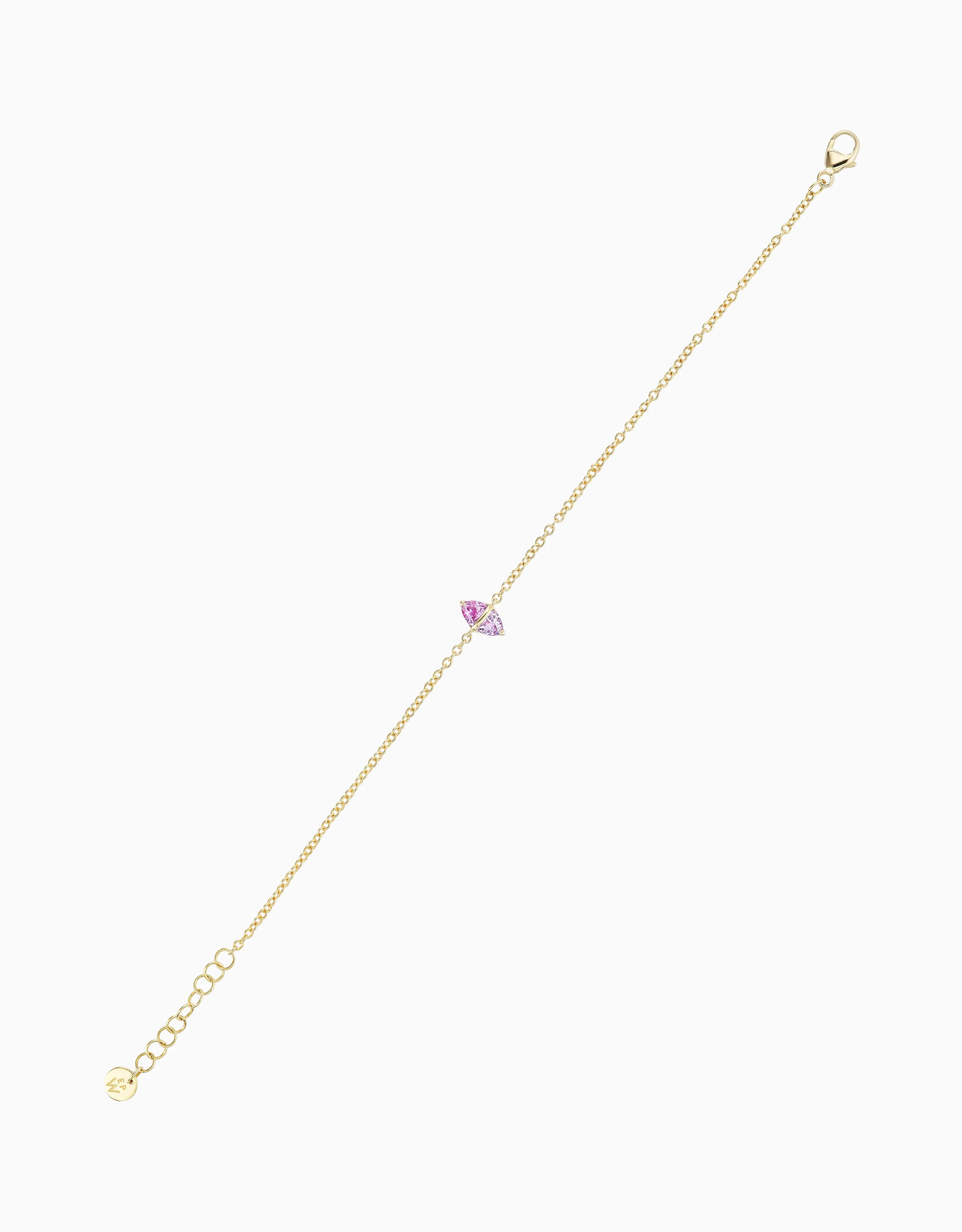 Tilly Bracelet - Pink Sapphire - Image 3