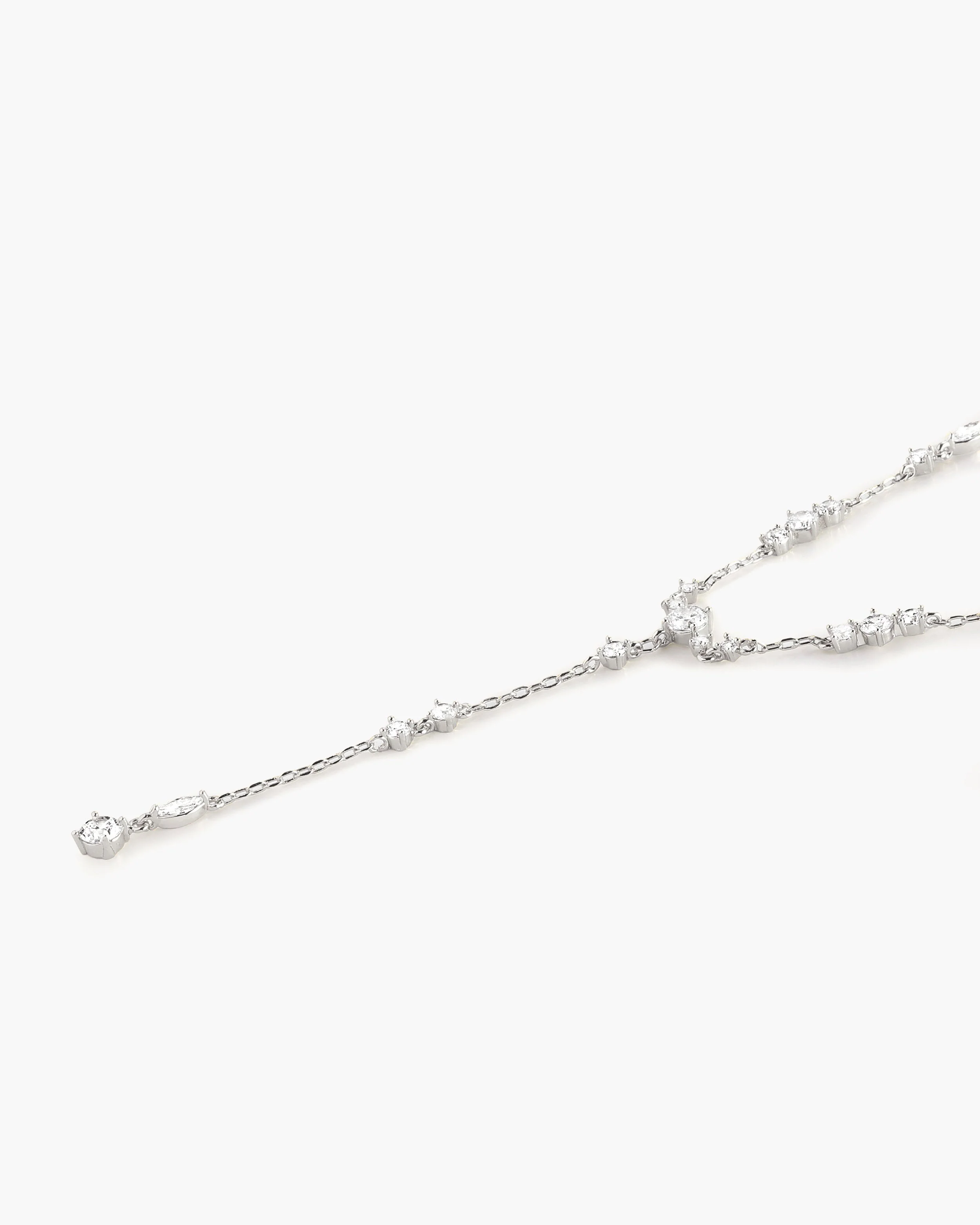Adriana Necklace in Silver - Image 3
