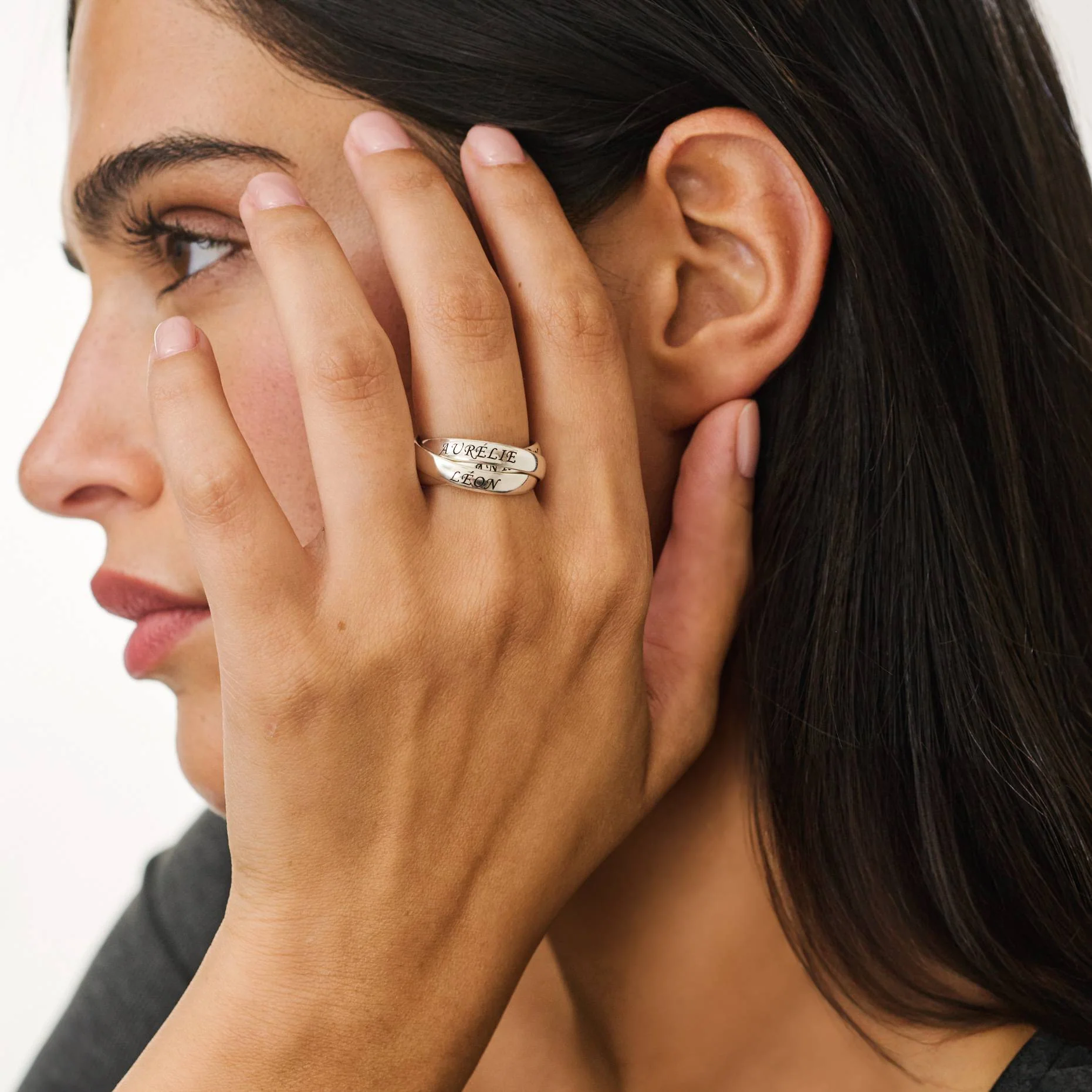 Charlize Russian Ring in Silver - Image 2