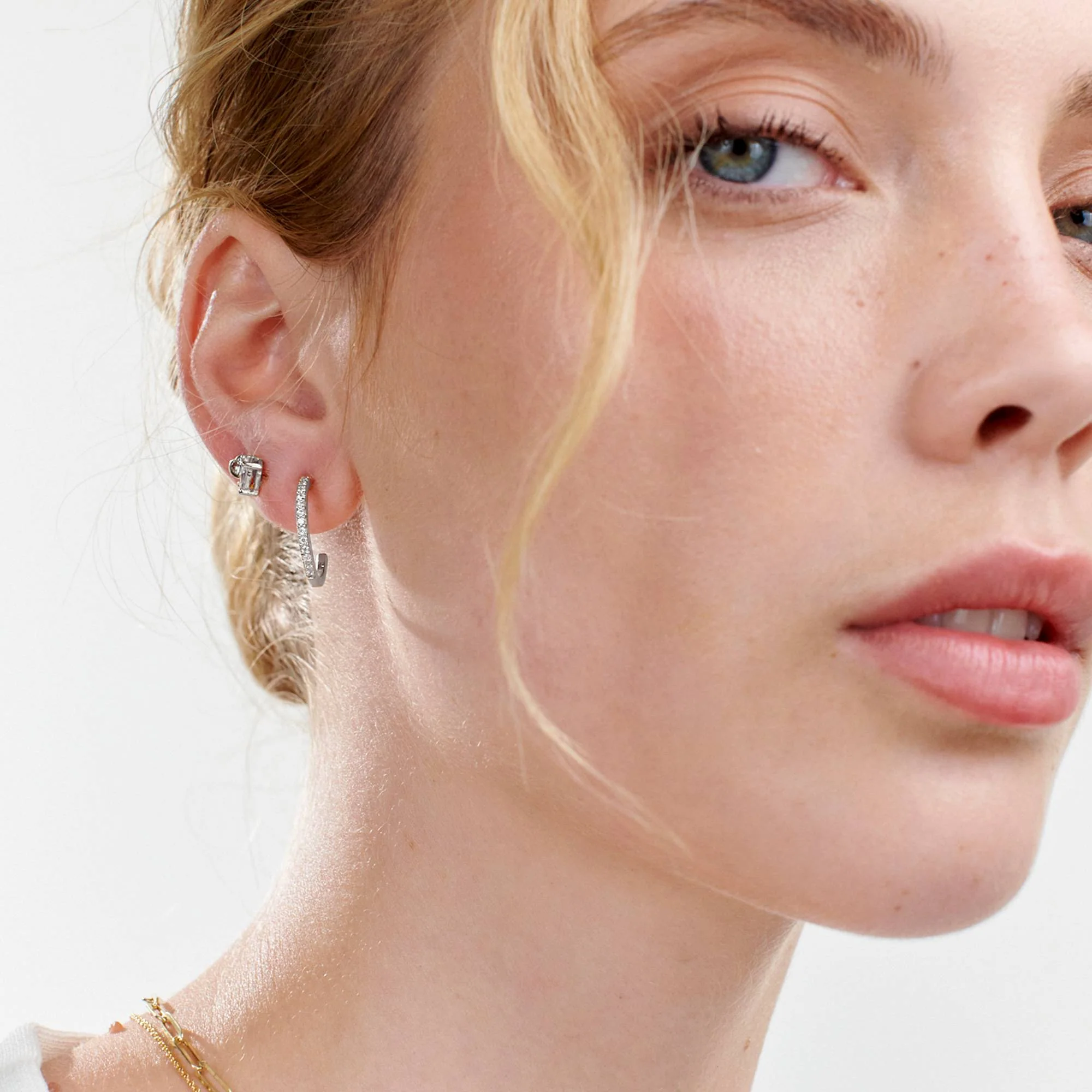 Phoebe Huggies in Sterling Silver - Image 2