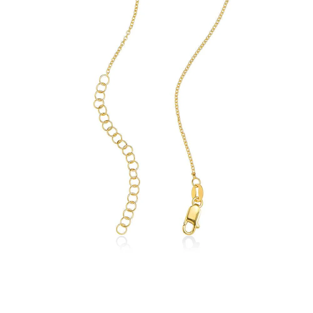 Heart in Heart Necklace in Gold Vermeil - Anniversary Gift - New Mom Gift - Push Present - Image 5