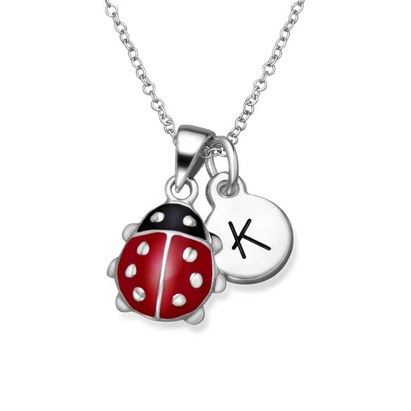 Back to School Gifts - Ladybug Gifts - Personalized Ladybug Necklace for Kids